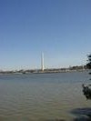 Washington Monument across the tidal basin