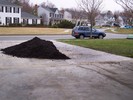 A much smaller pile of dirt.