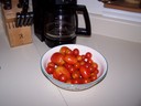 A bowl of
tomatoes
