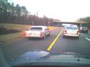 Morons on parade in the emergency lane