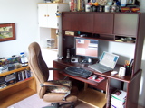 Brian's office reconfigured