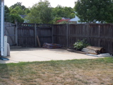 A cleaner concrete pad