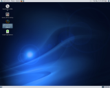 The OpenSolaris Indiana LiveCD Gnome Desktop