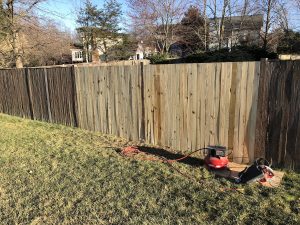 New fence sections done
